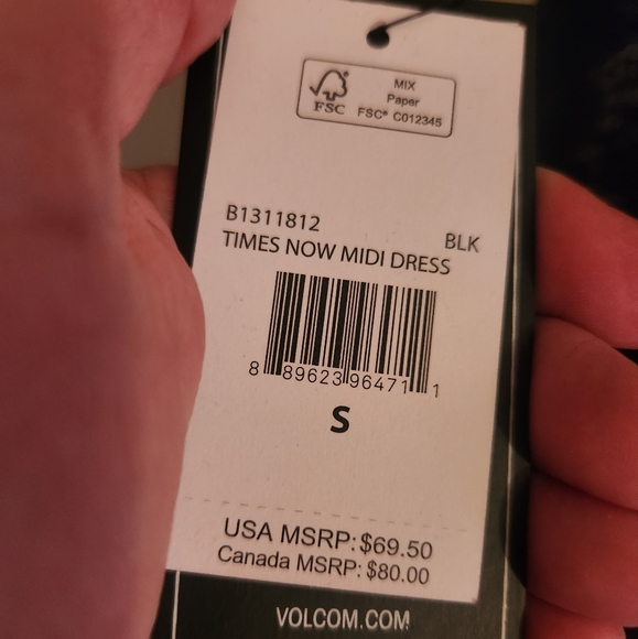 Nwt Volcan Times Now Midi Lace Dress size Small - Picture 4 of 4